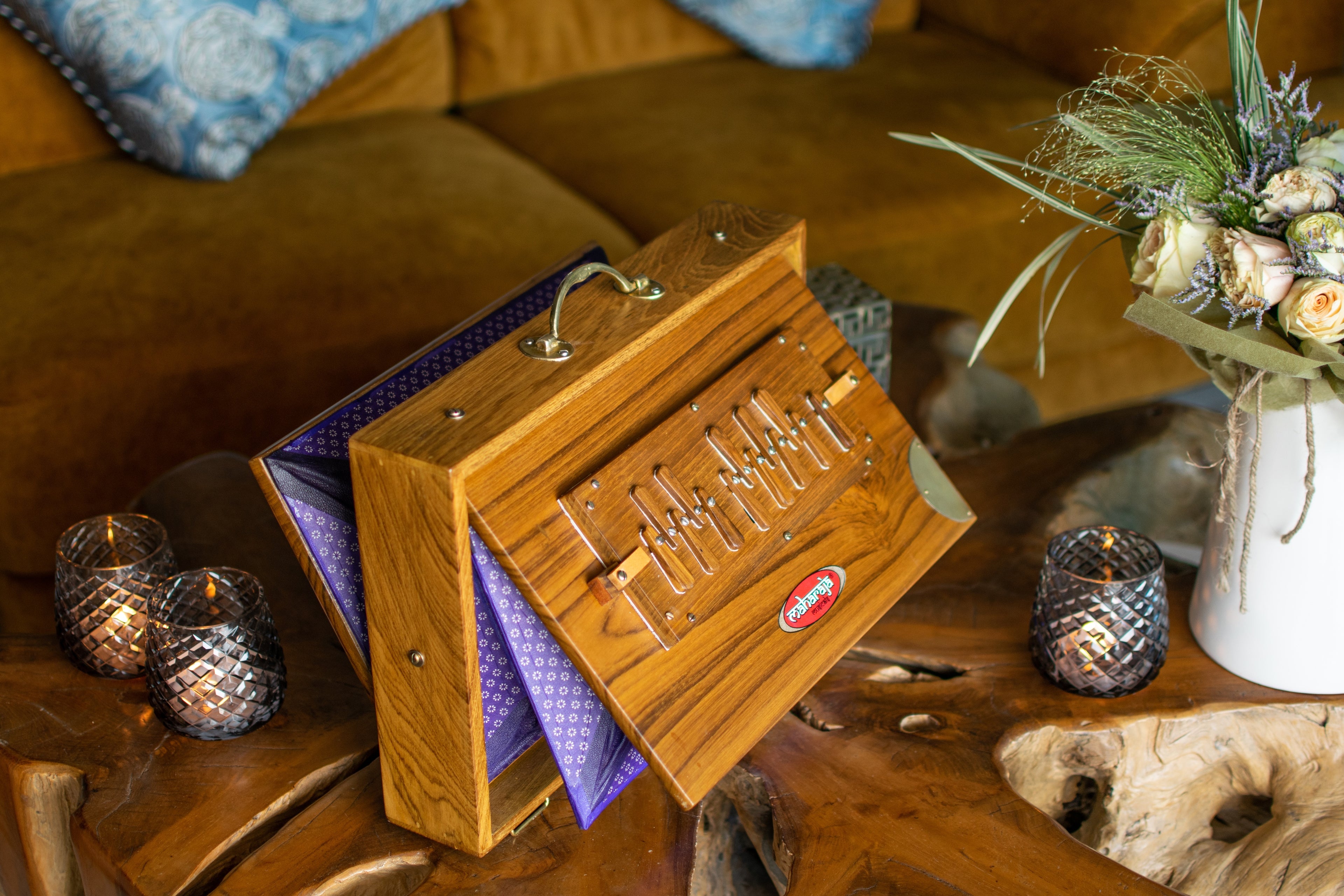 Maharaja Musicals Shruti Box, Teak Wood (No. SB-M)