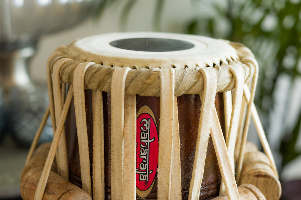 Maharaja Musicals Tabla Set, Steel Bayan, Sheesham