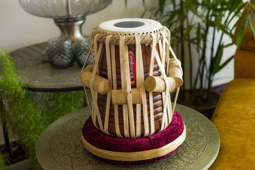 Maharaja Musicals Tabla Set, 3 kg, Brass Bayan (No. 51)