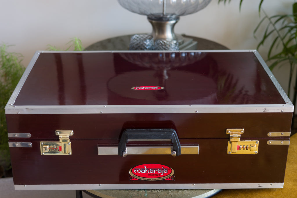 Maharaja Musicals Safri Harmonium, 9 Stops, Folding, Coupler
