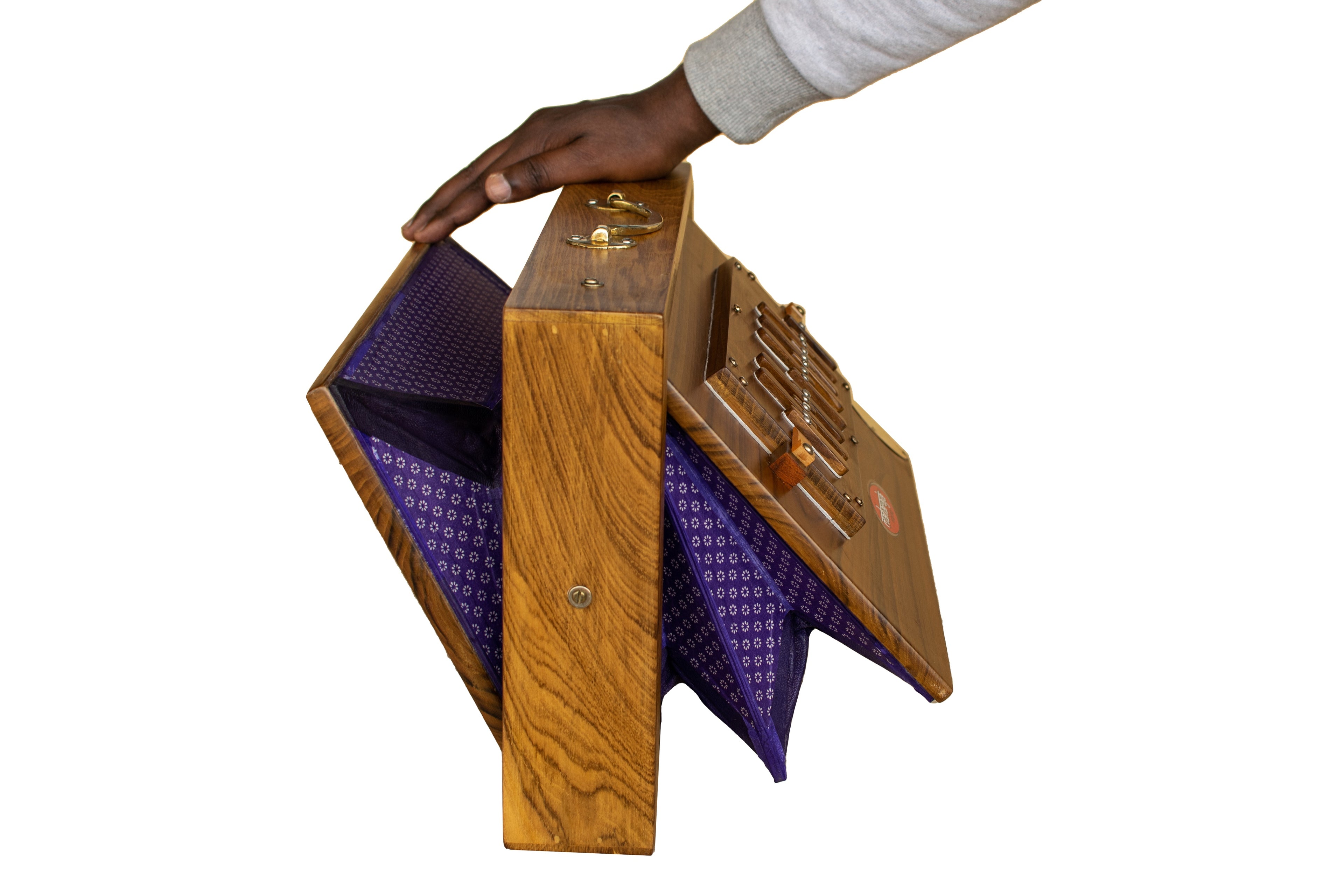 Maharaja Musicals Shruti Box, Teak Wood (No. SB-M)