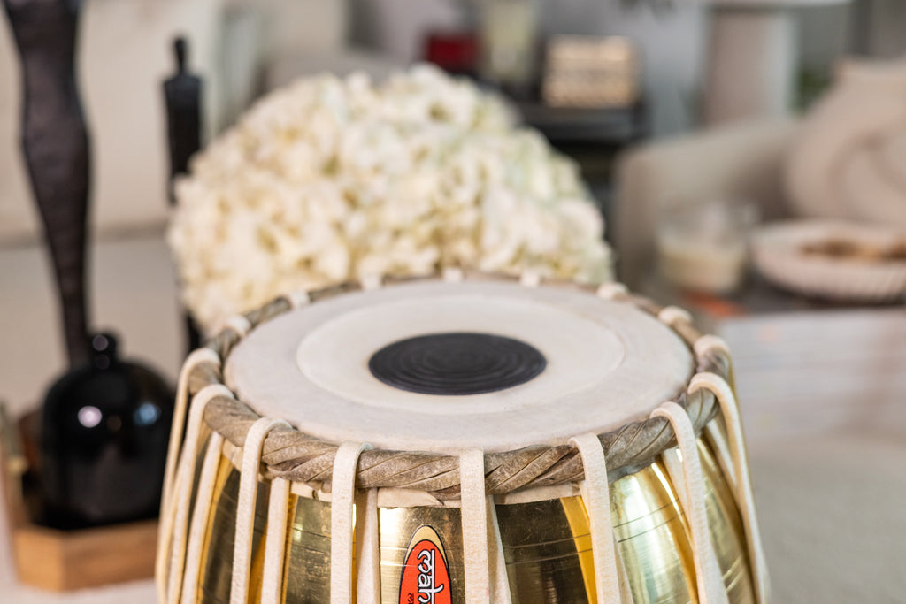 Maharaja Musicals Tabla Set, 3 kg, Brass Bayan (No. 38)