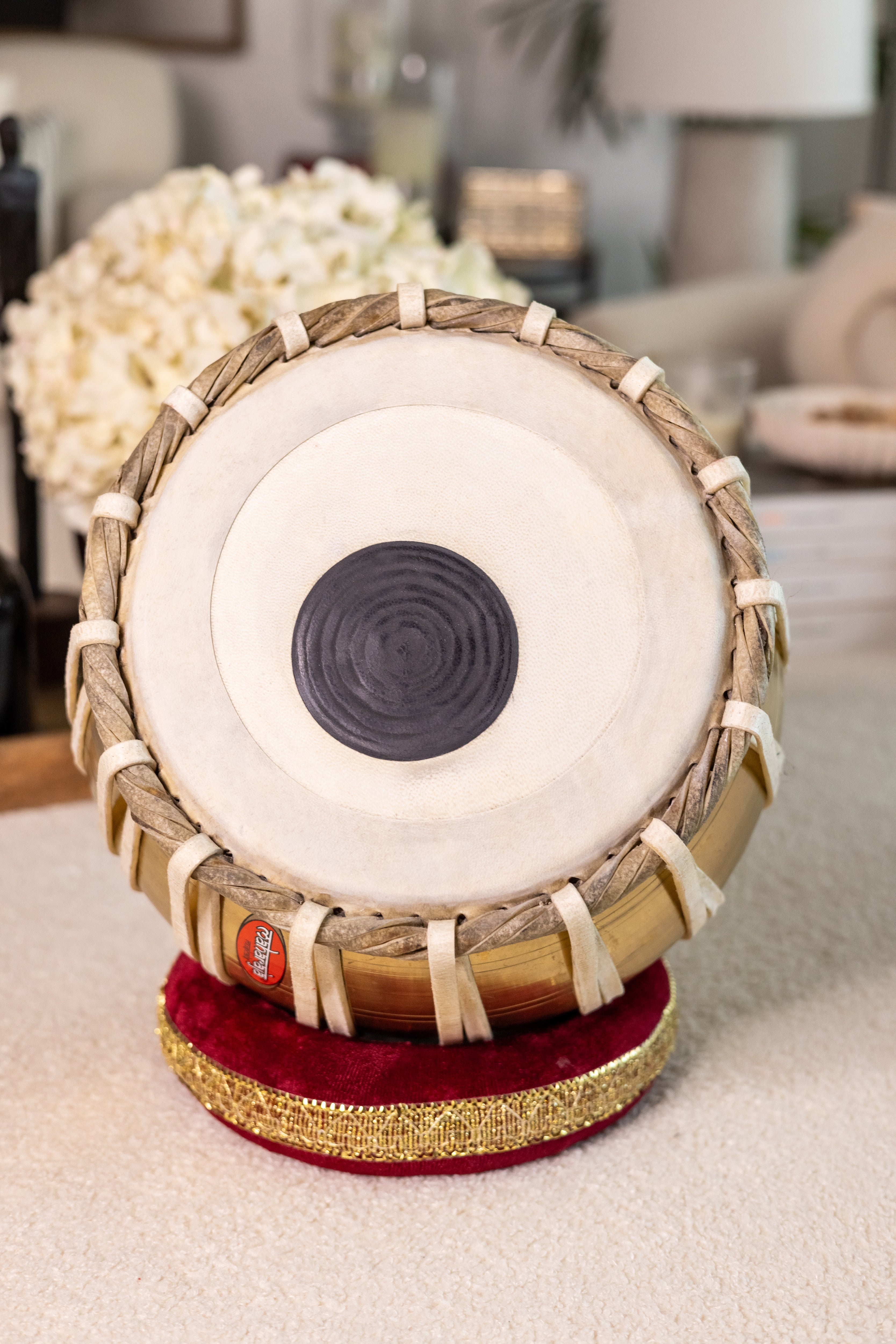 Maharaja Musicals Tabla Set, 3 kg, Brass Bayan (No. 38)