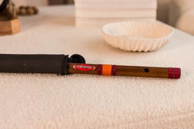MAHARAJA Concert, Scale C Natural Medium 19 Inches, Indian Bamboo Flute (PDI-3358)