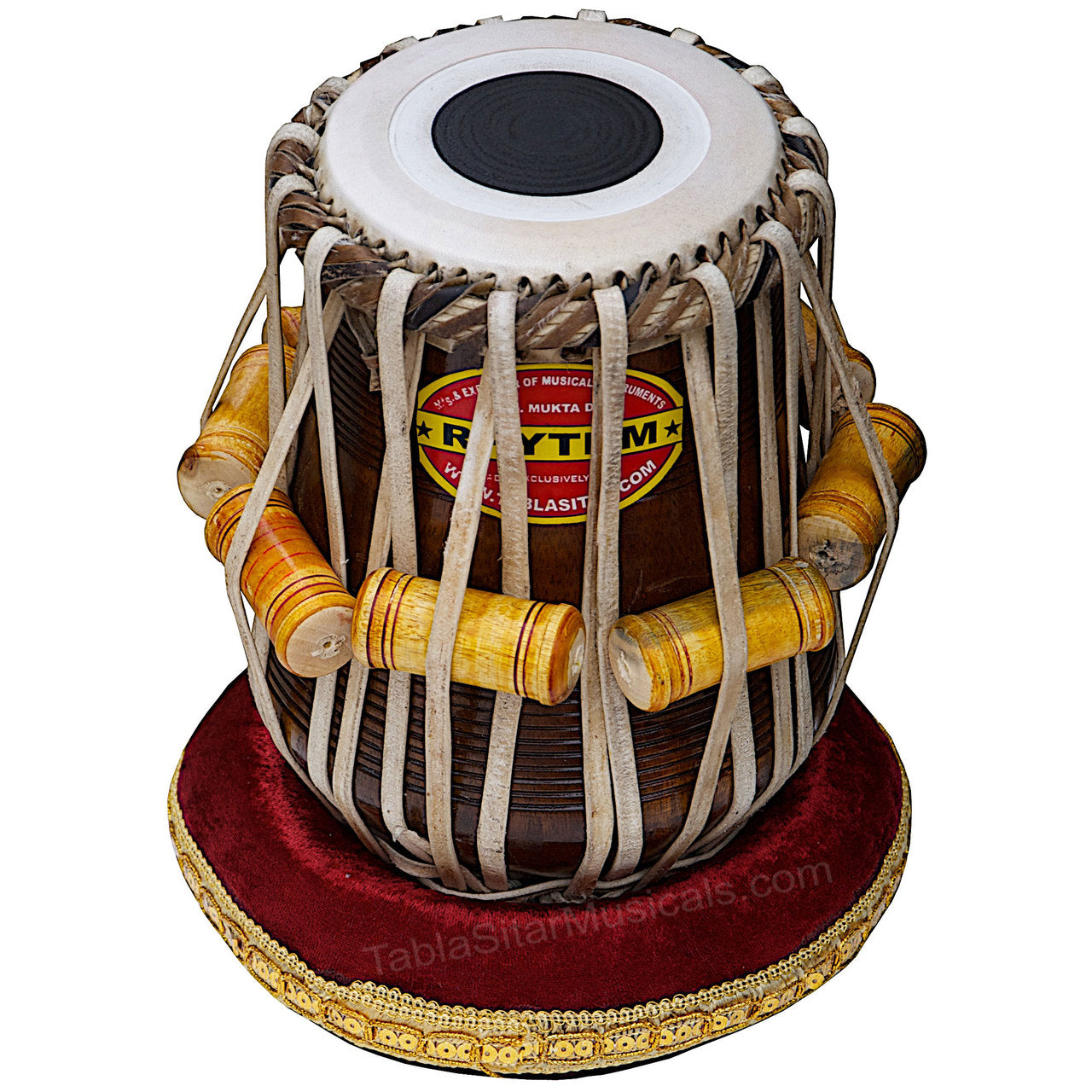 Mukta Das - Rhythm Tabla Shop Tabla Set, 4 kg, Copper Bayan
