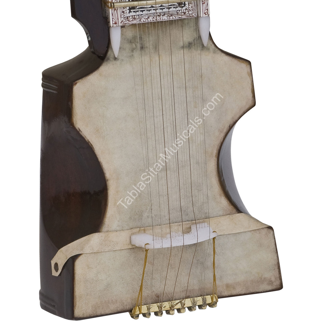 MKS Concert Dilruba, Tun Wood, Horsehair Bow, Fiber Case