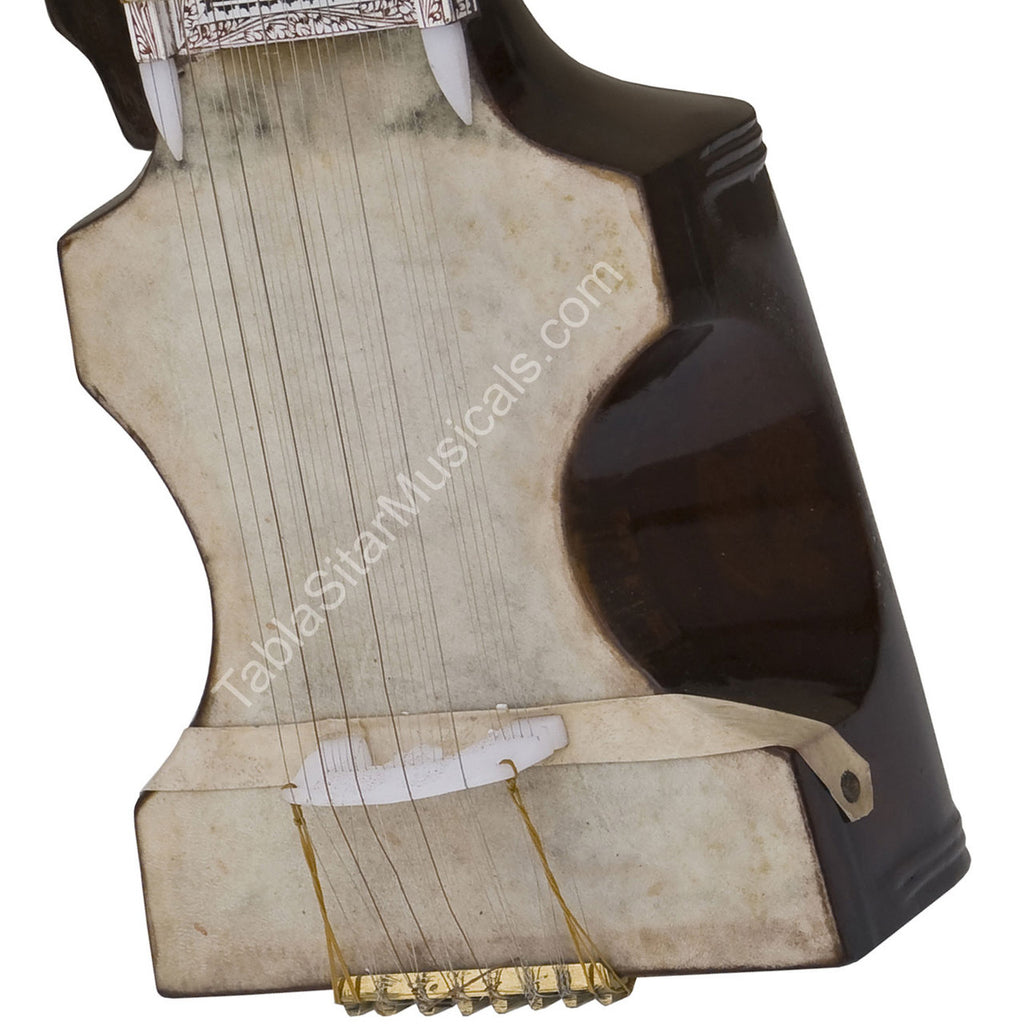 MKS Concert Dilruba, Tun Wood, Horsehair Bow, Fiber Case