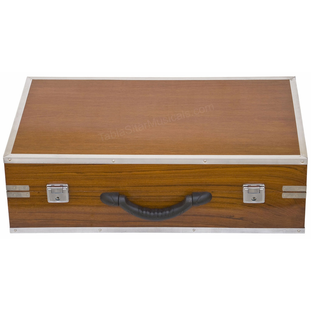 MKS No. 167 Concert Harmonium, 2 Reeds, Folding, Teak Wood, 42 Keys
