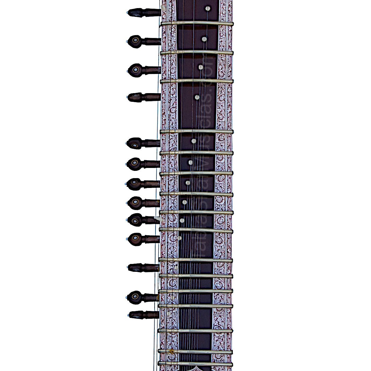 MKS Angur Patta Sitar, Ravi Shankar Style, Double Toomba