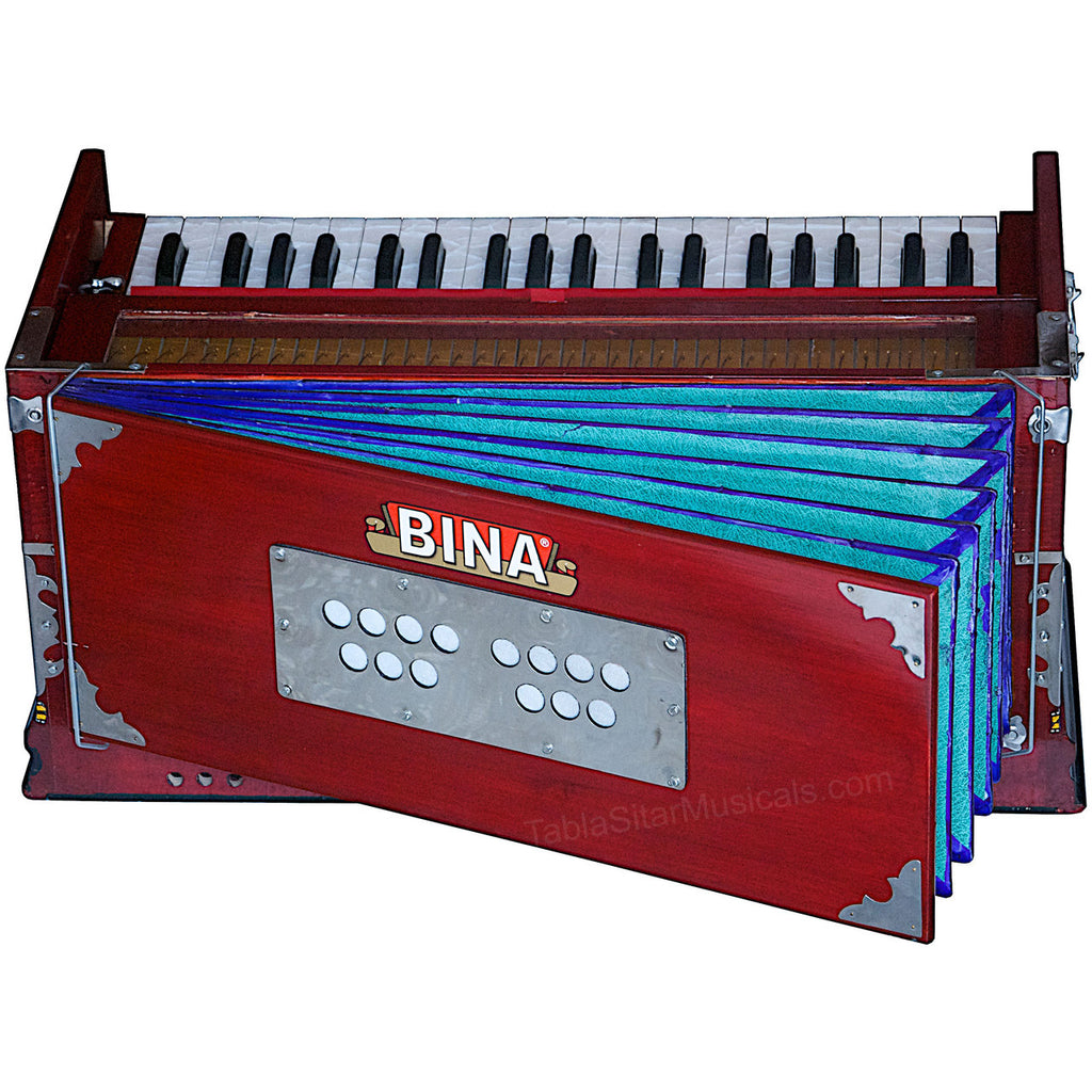 Bina No. 11 Harmonium, 2 Reeds, 3.25 Octave, 7 Stops, Coupler