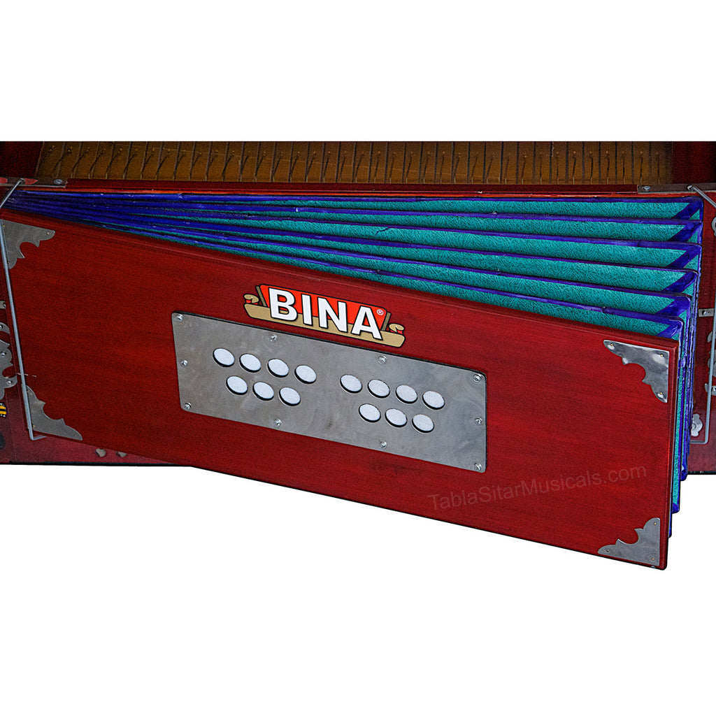 Bina No. 11 Harmonium, 2 Reeds, 3.25 Octave, 7 Stops, Coupler
