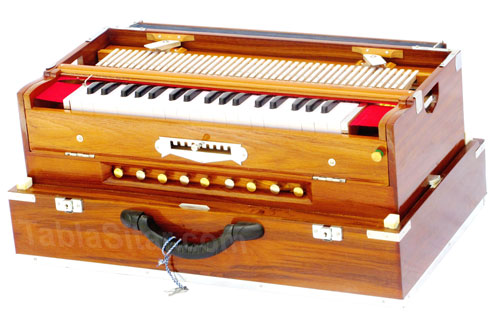MKS No. 182 Concert Harmonium, 9-Scale Changer, 3 Reeds, Folding