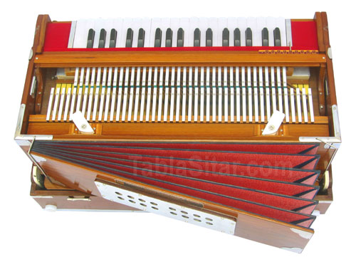 MKS No. 182 Concert Harmonium, 9-Scale Changer, 3 Reeds, Folding