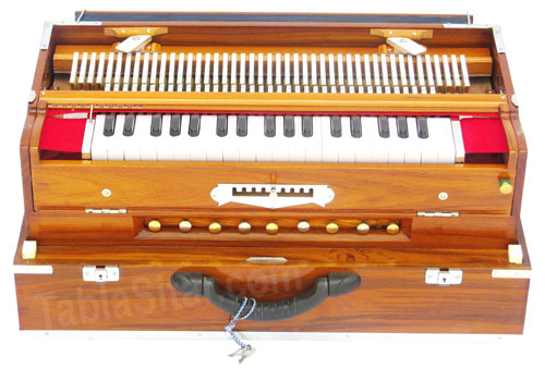 MKS No. 182 Concert Harmonium, 9-Scale Changer, 3 Reeds, Folding