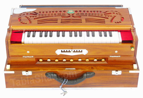 MKS No. 182 Concert Harmonium, 9-Scale Changer, 3 Reeds, Folding
