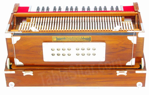 MKS No. 182 Concert Harmonium, 9-Scale Changer, 3 Reeds, Folding