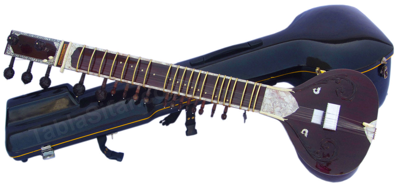 MKS Munda Sitar, Vilayat Khan Style, Fiber Case