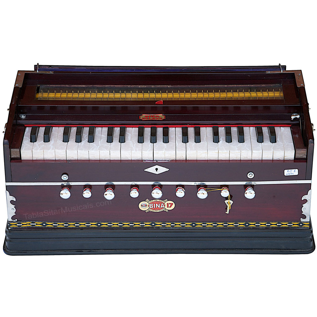 Bina No. 17 Harmonium, 2 Reeds, 3.5 Octave, 9 Stops, Coupler