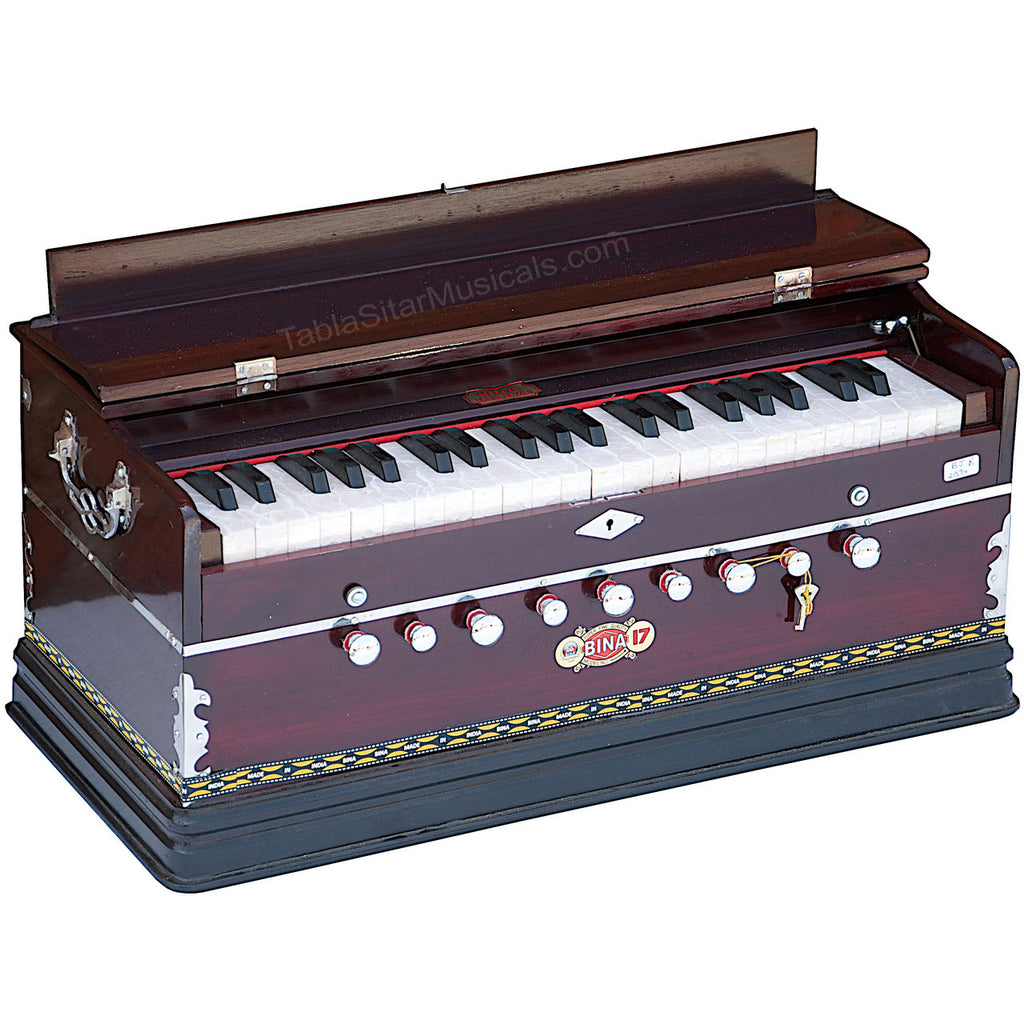 Bina No. 17 Harmonium, 2 Reeds, 3.5 Octave, 9 Stops, Coupler