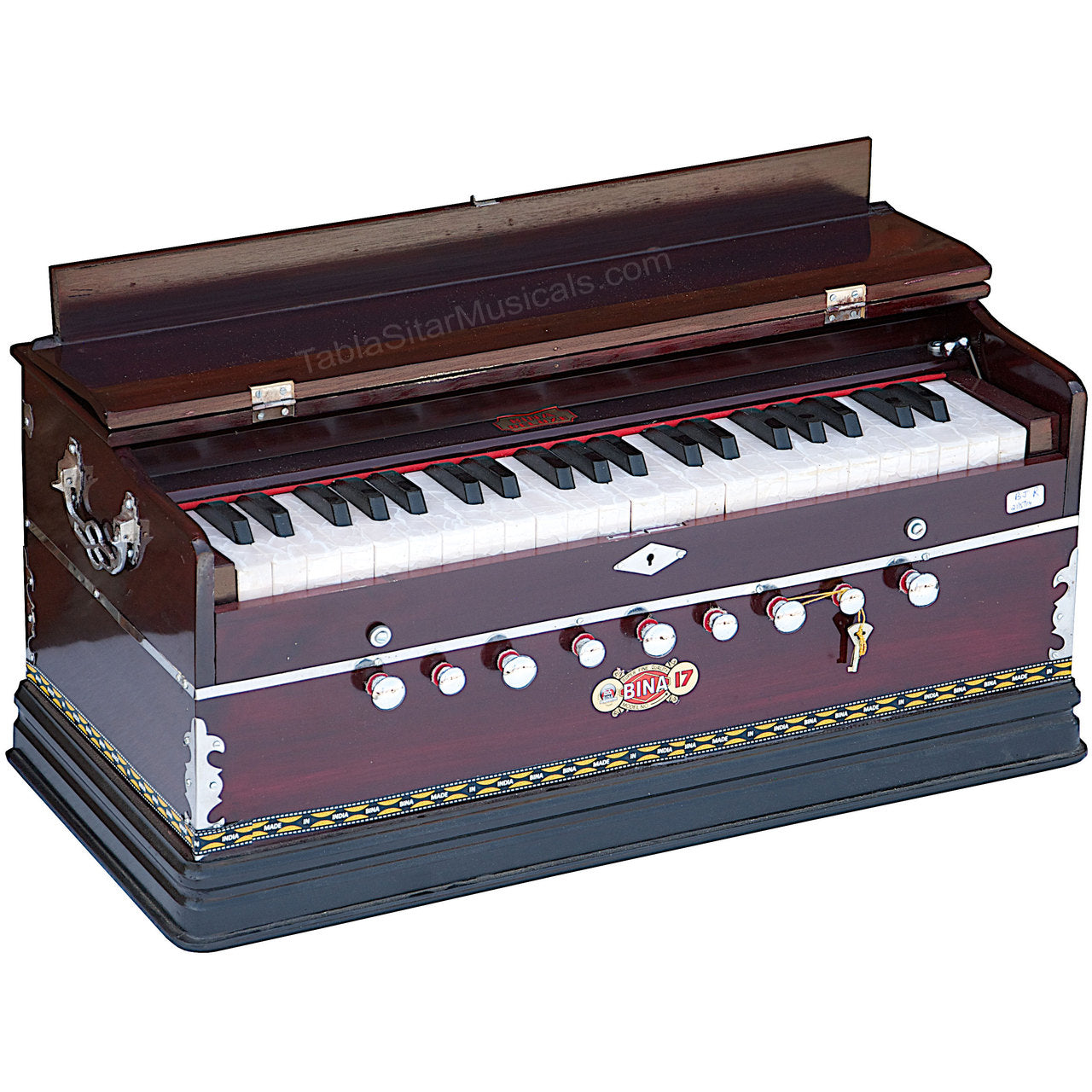 Bina No. 17 Harmonium, 2 Reeds, 3.5 Octave, 9 Stops, Coupler