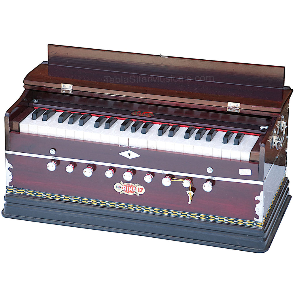Bina No. 17 Harmonium, 2 Reeds, 3.5 Octave, 9 Stops, Coupler
