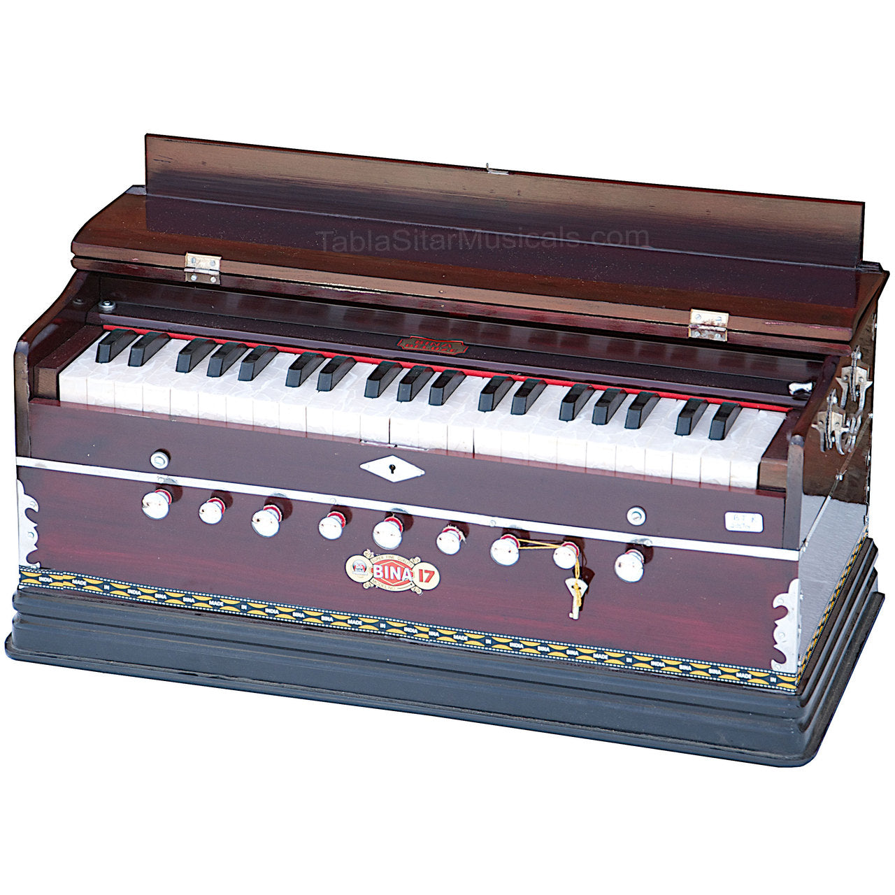 Bina No. 17 Harmonium, 2 Reeds, 3.5 Octave, 9 Stops, Coupler