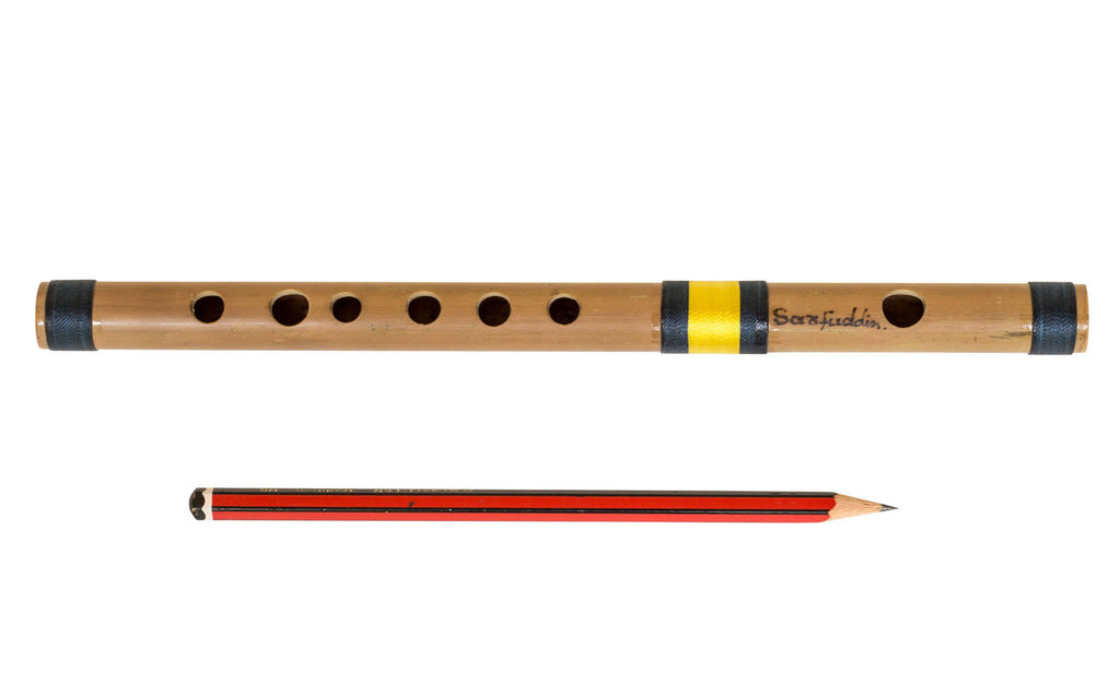 Sarfuddin Concert Bansuri Flute, Scale C# Small, 9", Bamboo