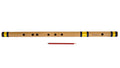 Sarfuddin Concert Bansuri Flute, Scale G Bass, 25.5", Bamboo