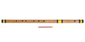 Sarfuddin Concert Bansuri Flute, Scale C# Bass, 34", Bamboo