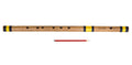 Sarfuddin Concert Bansuri Flute, Scale A# Bass, 21.5", Bamboo