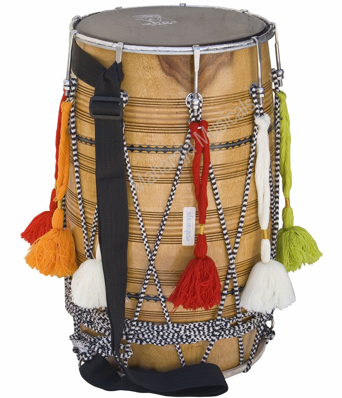 Maharaja Musicals Bhangra Dhol, Natural (No. 435)