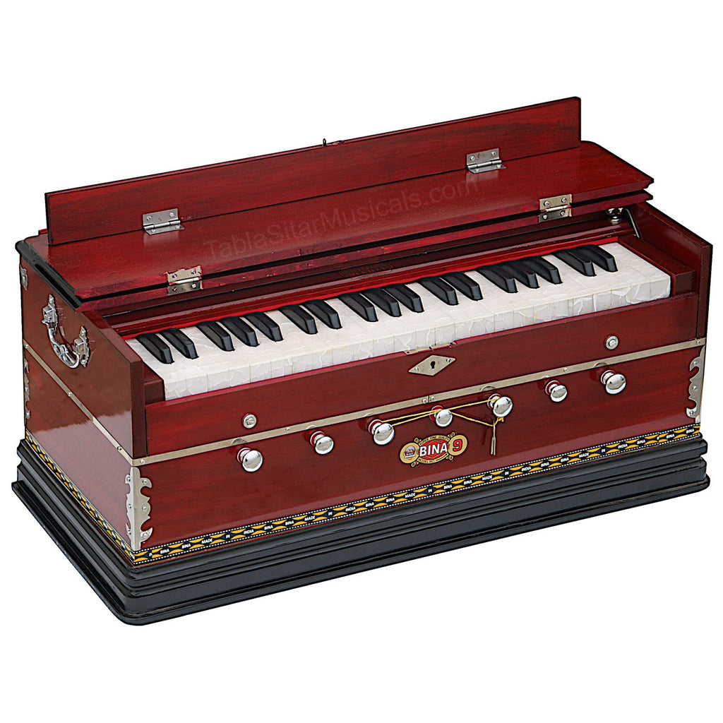 Bina No. 9A Harmonium, 2 Reeds, 3.5 Octave, 7 Stops, Coupler