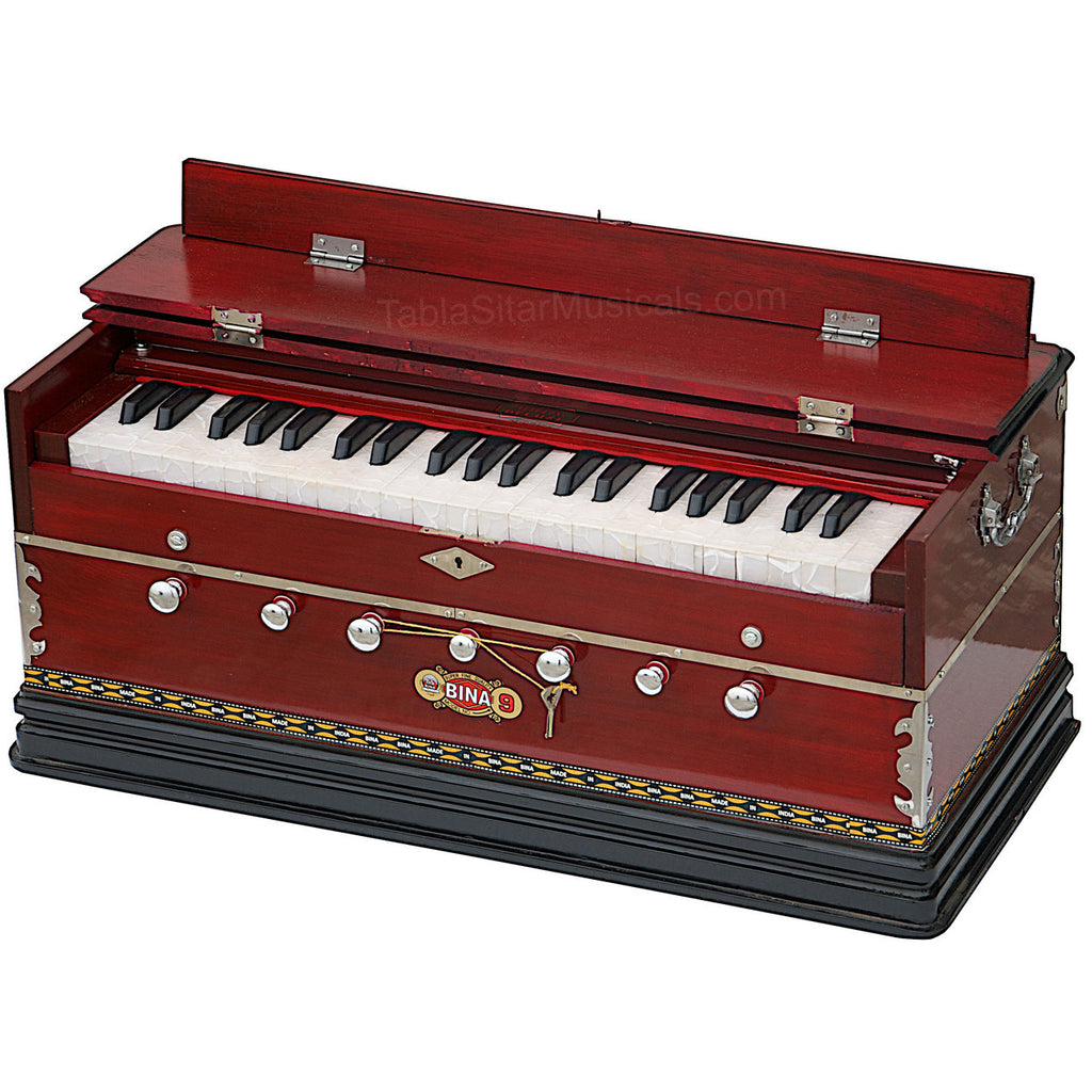 Bina No. 9A Harmonium, 2 Reeds, 3.5 Octave, 7 Stops, Coupler
