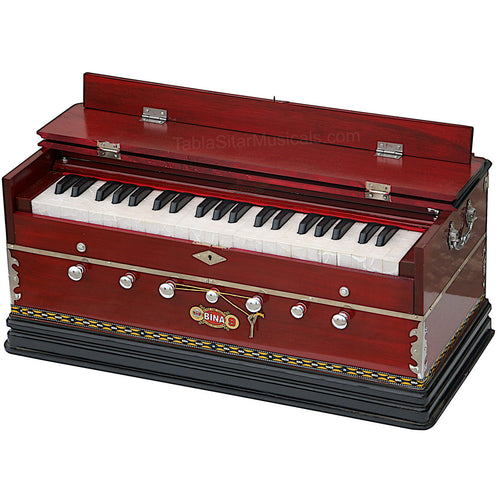 Bina No. 9A Harmonium, 2 Reeds, 3.5 Octave, 7 Stops, Coupler