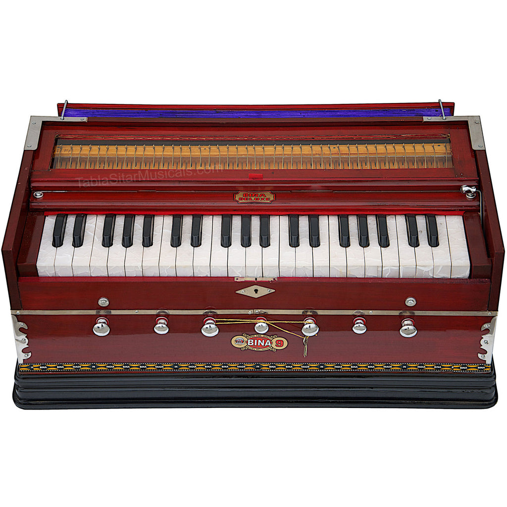 Bina No. 9A Harmonium, 2 Reeds, 3.5 Octave, 7 Stops, Coupler