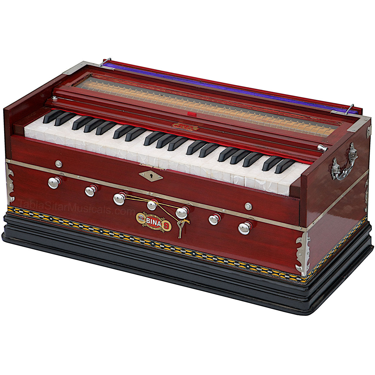 Bina No. 9A Harmonium, 2 Reeds, 3.5 Octave, 7 Stops, Coupler