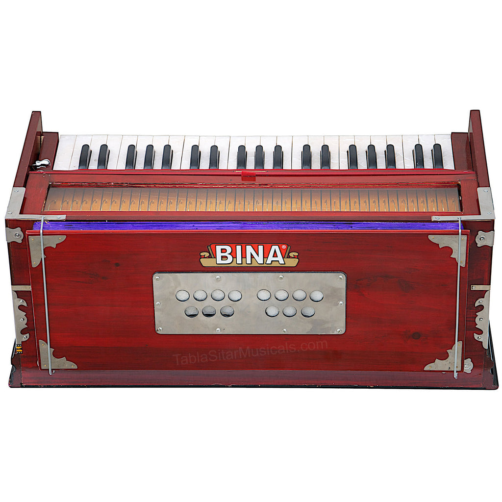 Bina No. 9A Harmonium, 2 Reeds, 3.5 Octave, 7 Stops, Coupler