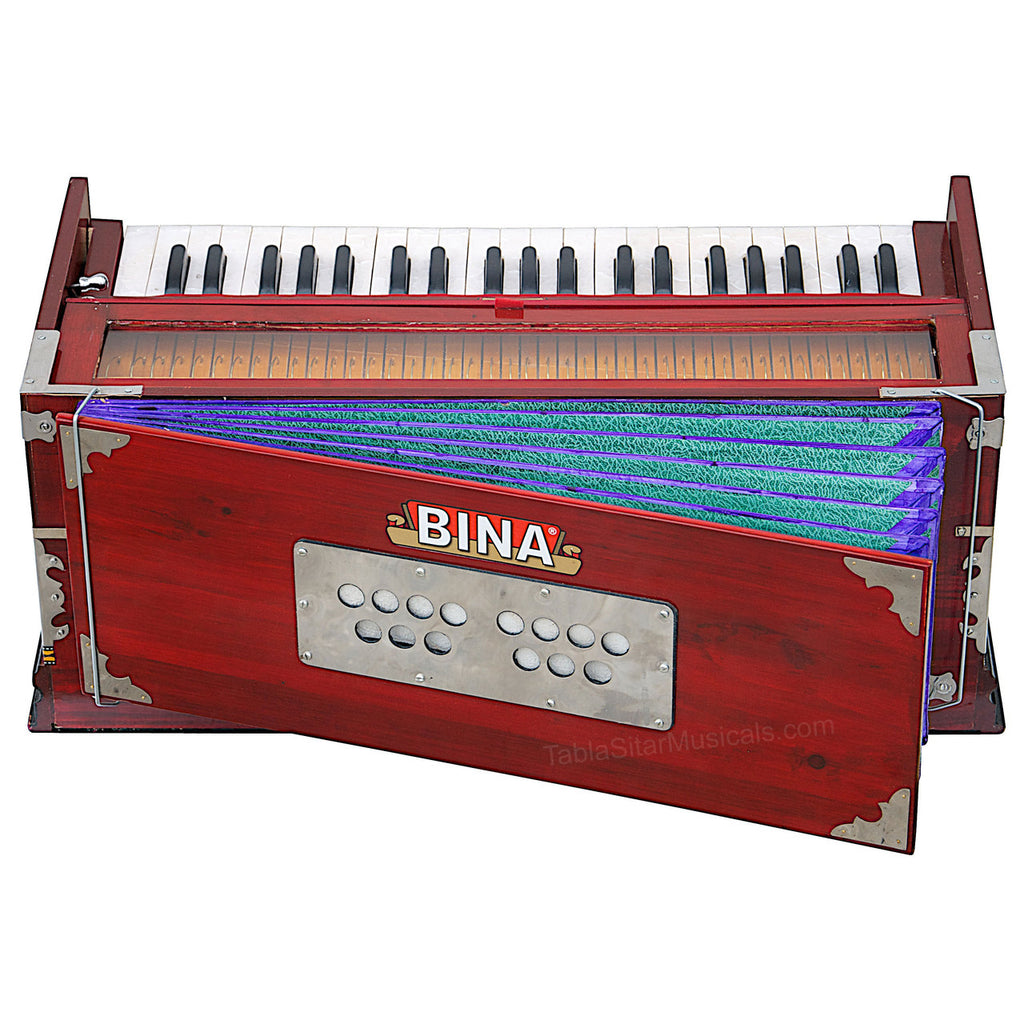 Bina No. 9A Harmonium, 2 Reeds, 3.5 Octave, 7 Stops, Coupler