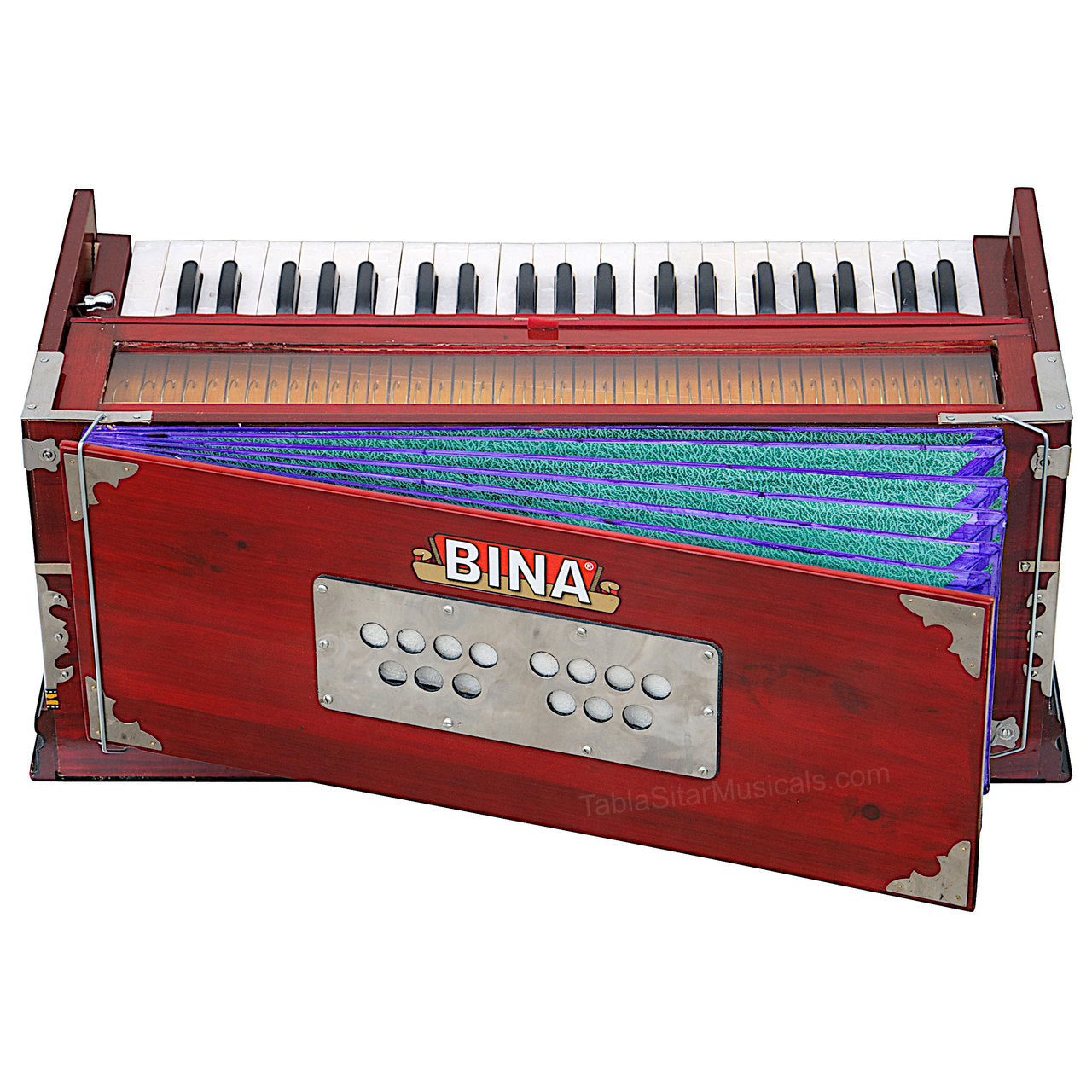 Bina No. 9A Harmonium, 2 Reeds, 3.5 Octave, 7 Stops, Coupler