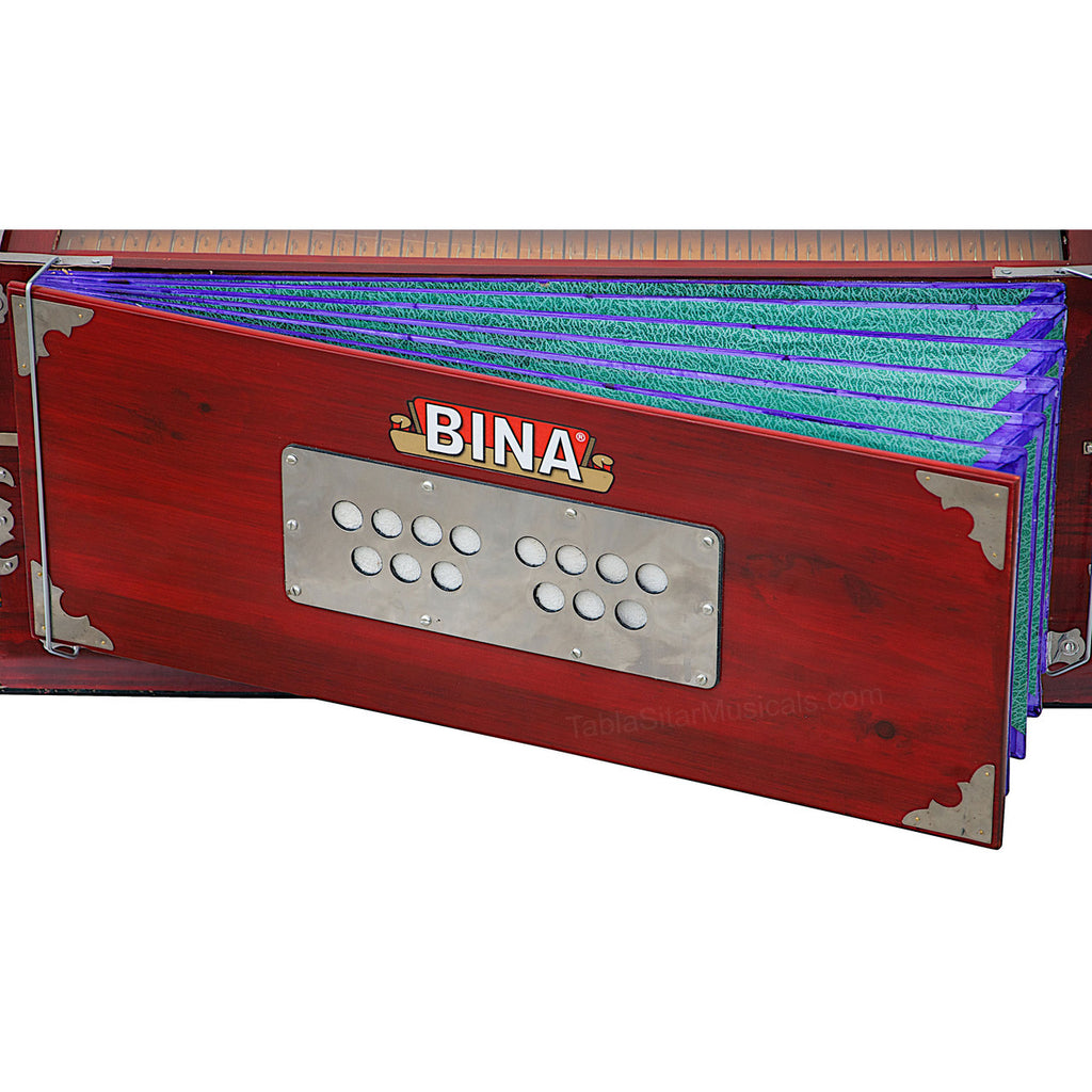 Bina No. 9A Harmonium, 2 Reeds, 3.5 Octave, 7 Stops, Coupler