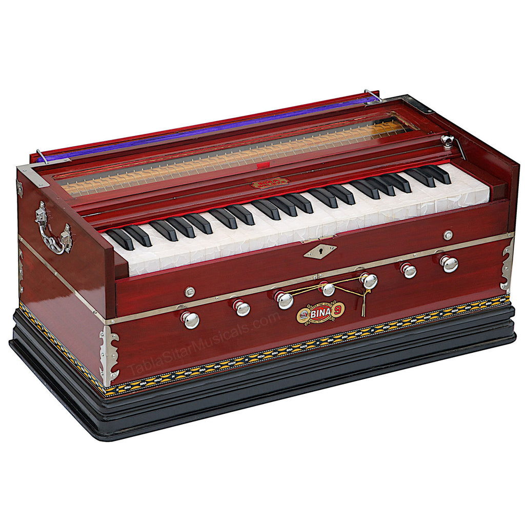 Bina No. 9A Harmonium, 2 Reeds, 3.5 Octave, 7 Stops, Coupler