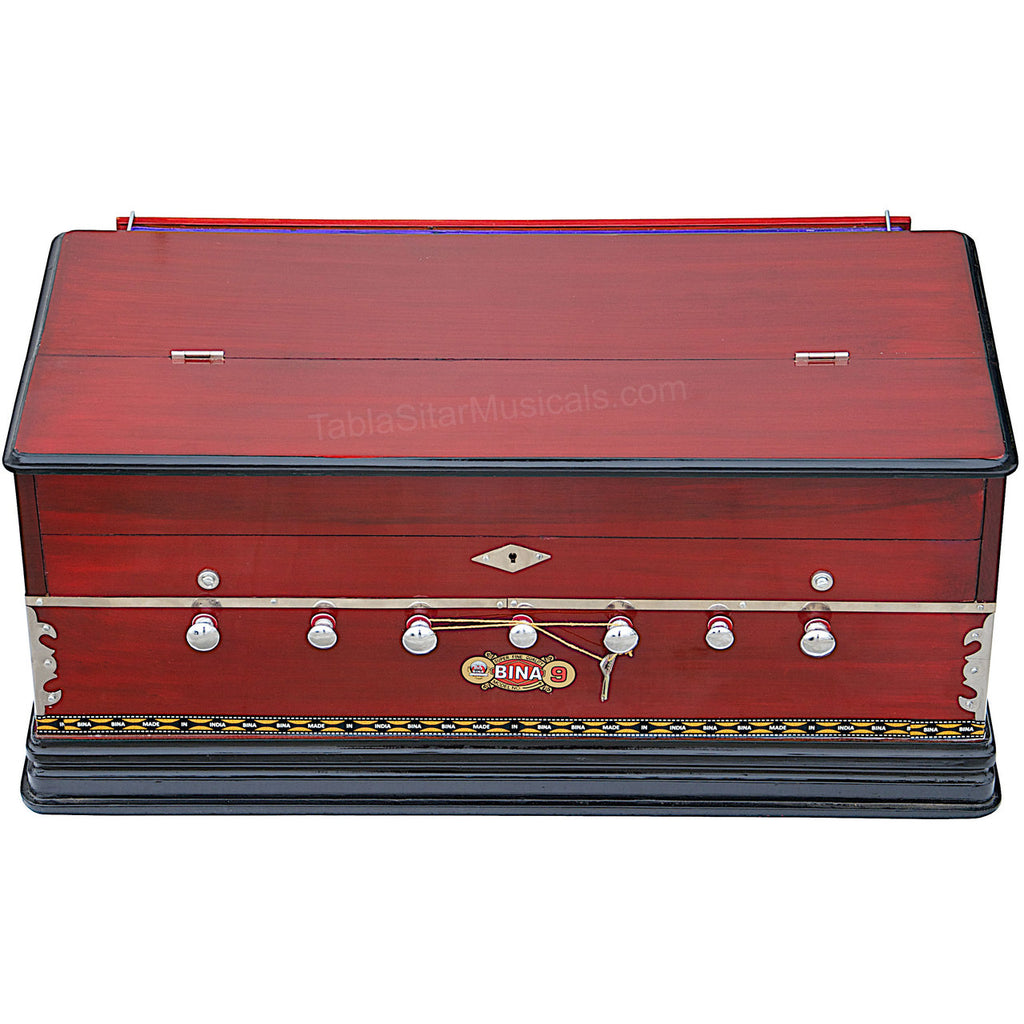 Bina No. 9A Harmonium, 2 Reeds, 3.5 Octave, 7 Stops, Coupler