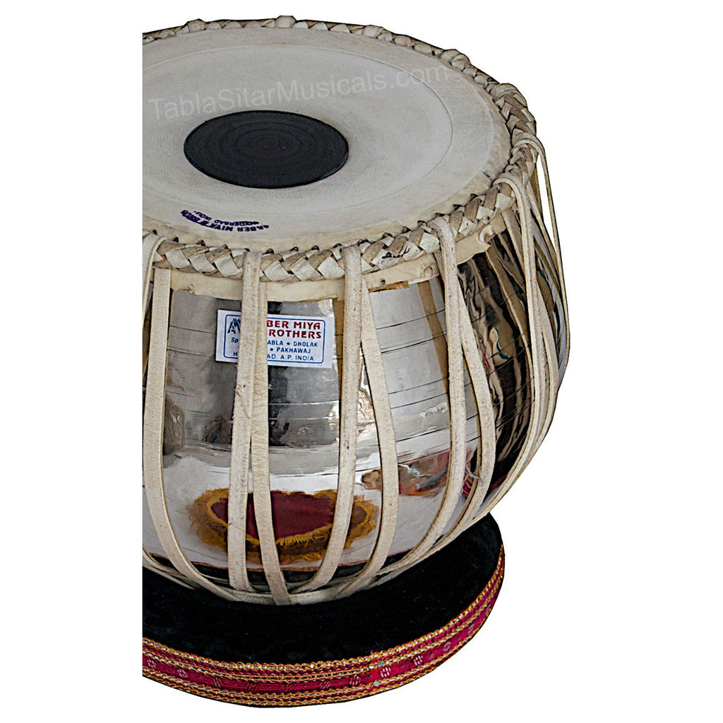 Akbar Mian Tabla Set, 3 kg, Brass Bayan, Sheesham