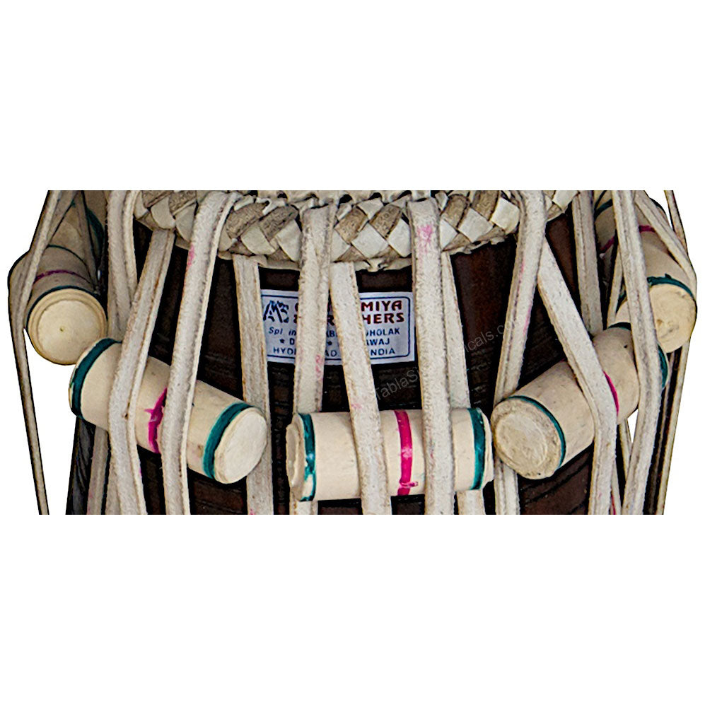 Akbar Mian Tabla Set, 3 kg, Brass Bayan, Sheesham