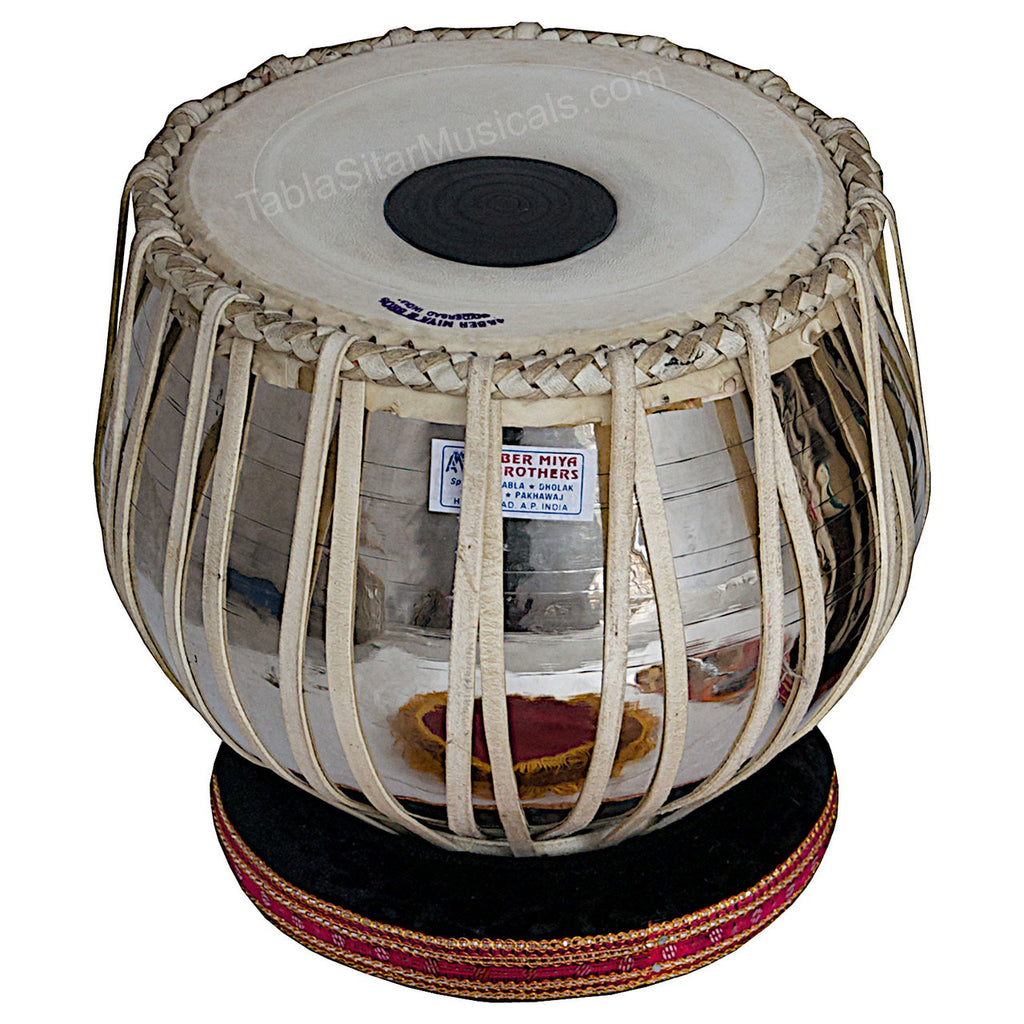Akbar Mian Tabla Set, 3 kg, Brass Bayan, Sheesham