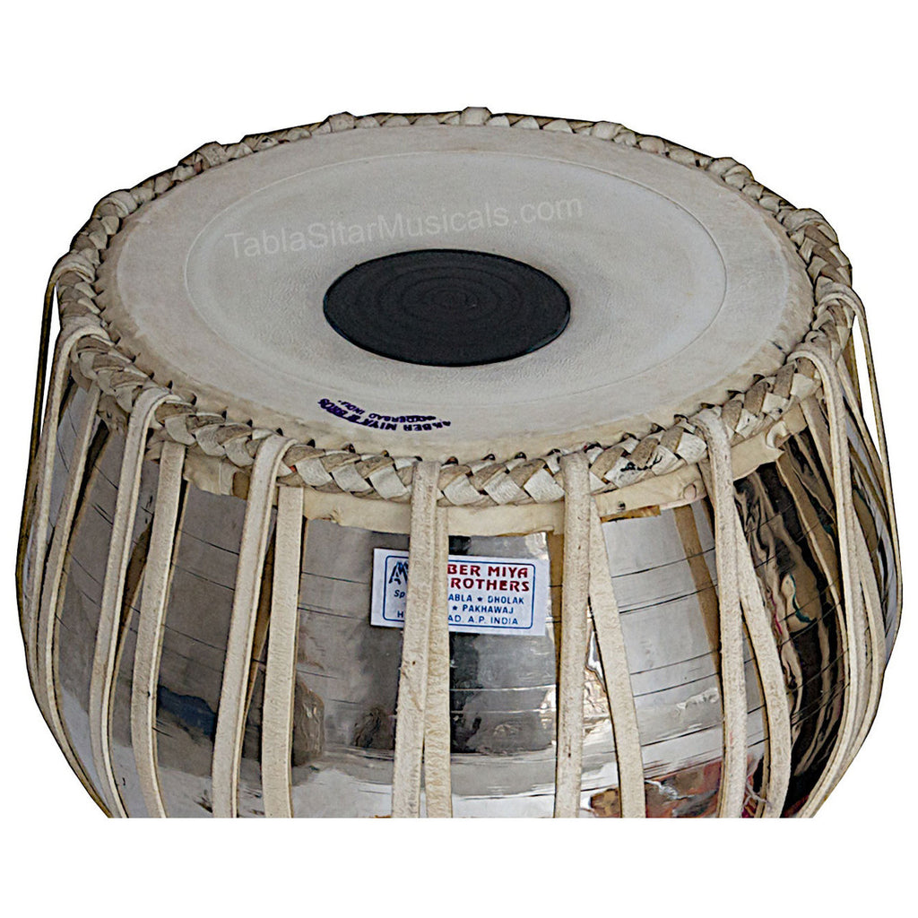 Akbar Mian Tabla Set, 3 kg, Brass Bayan, Sheesham