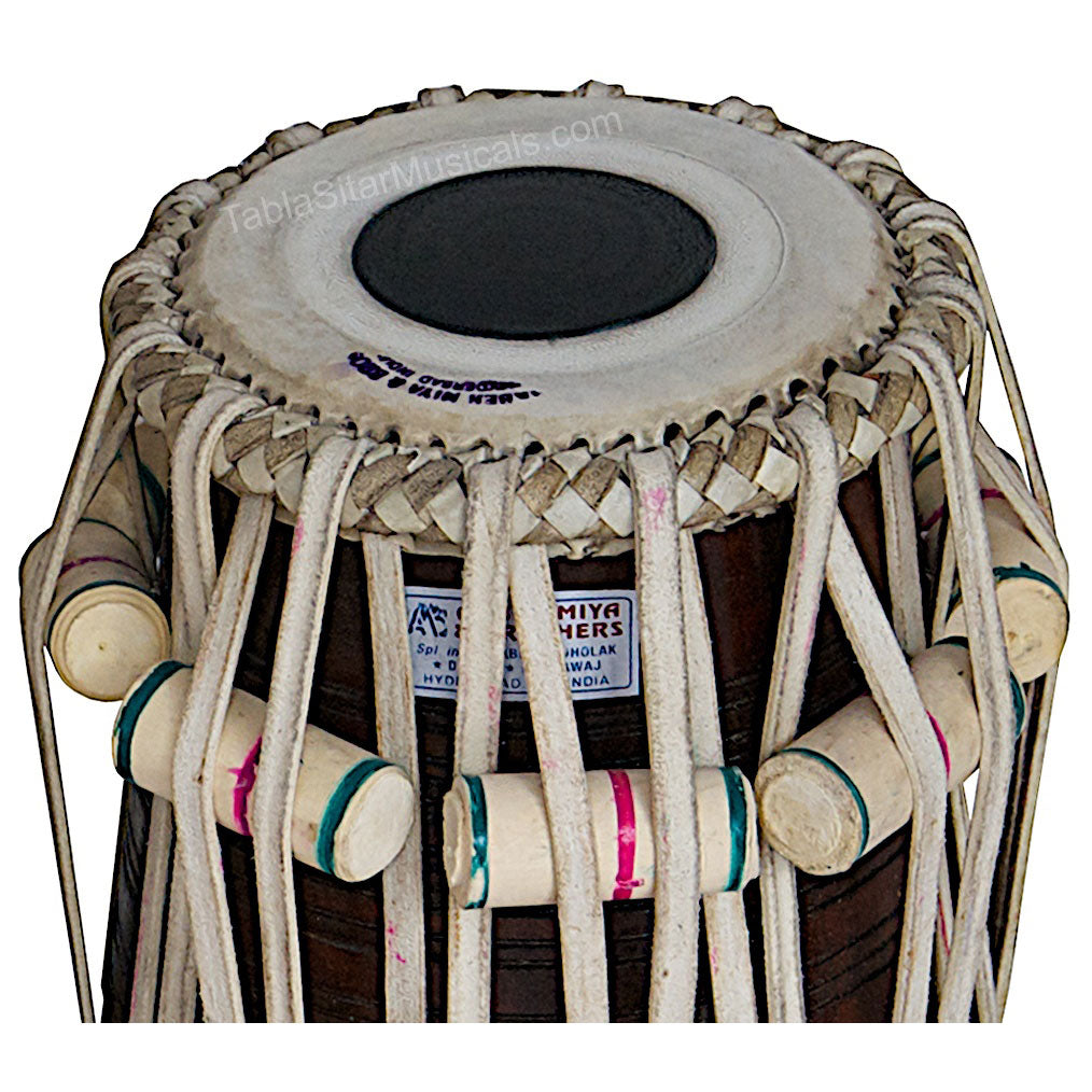 Akbar Mian Tabla Set, 3 kg, Brass Bayan, Sheesham