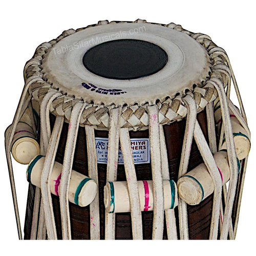 Akbar Mian Tabla Set, 3 kg, Brass Bayan, Sheesham