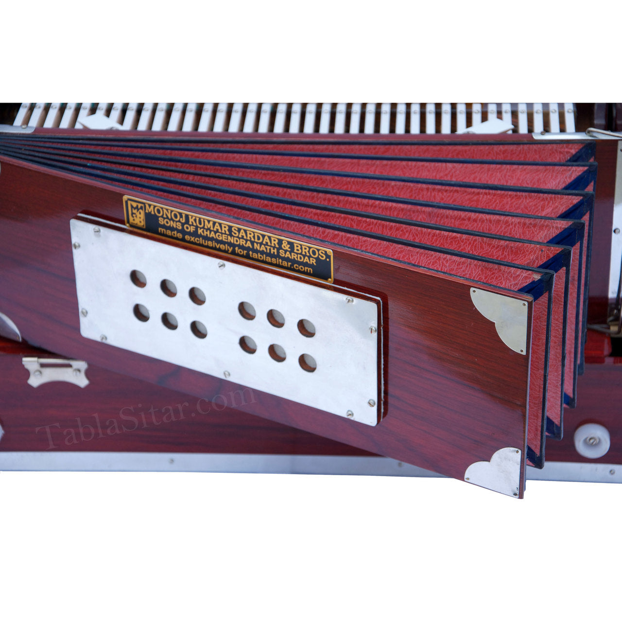 MKS No. 264 Concert Harmonium, 2 Reeds, Folding, Kail Wood, 30 Keys