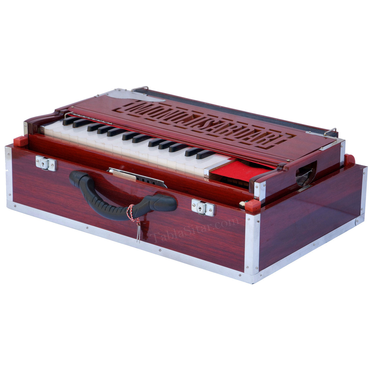MKS No. 264 Concert Harmonium, 2 Reeds, Folding, Kail Wood, 30 Keys